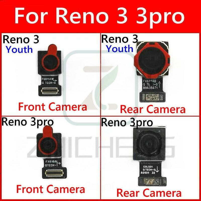 For OPPO Reno Reno 3 Youth 3 Pro Front Back Camera Module Flex Cable ...