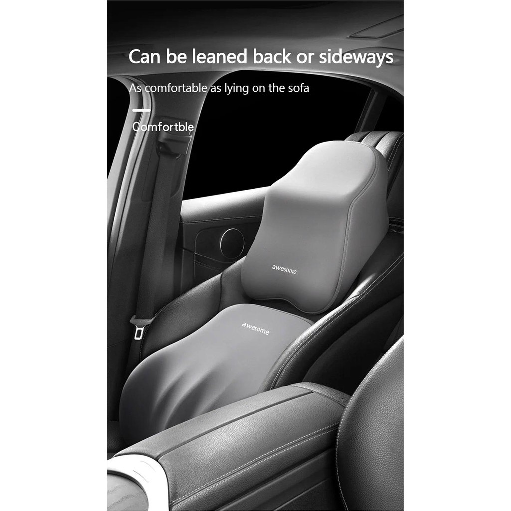 Car Neck Pillow Lumbar Support Headrest Soft