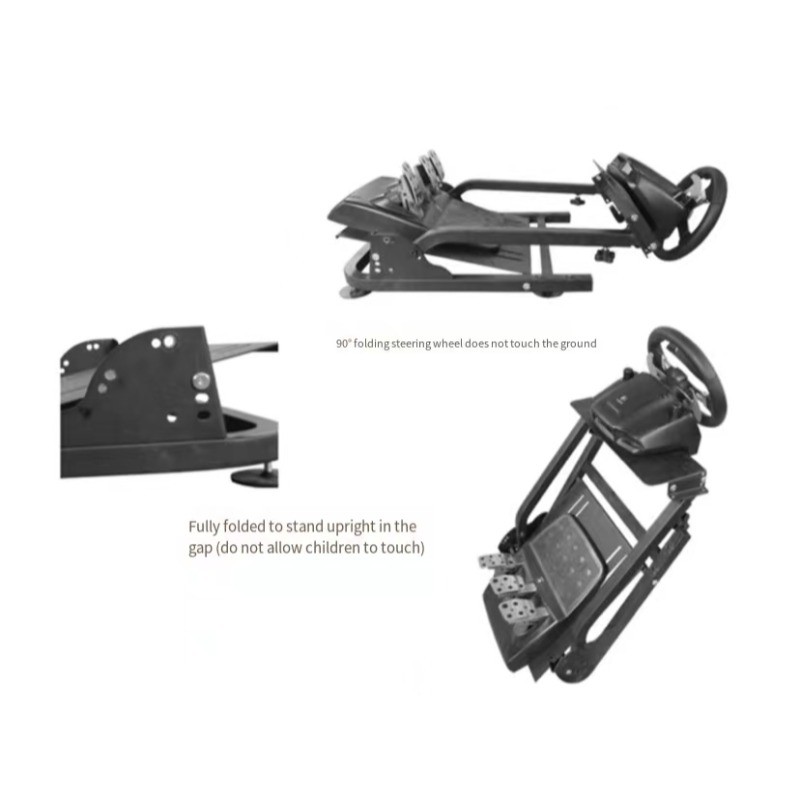 V1 Foldable Racing Simulator Steering Wheel Stand Folding Bracket for ...