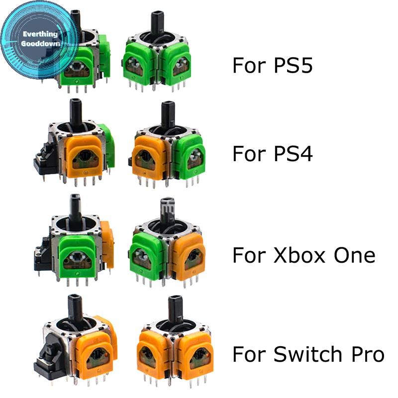 EVERTHING 1Pcs Replacement Hall Effect Joy 3D Ana Sensor ThumbStick For ...
