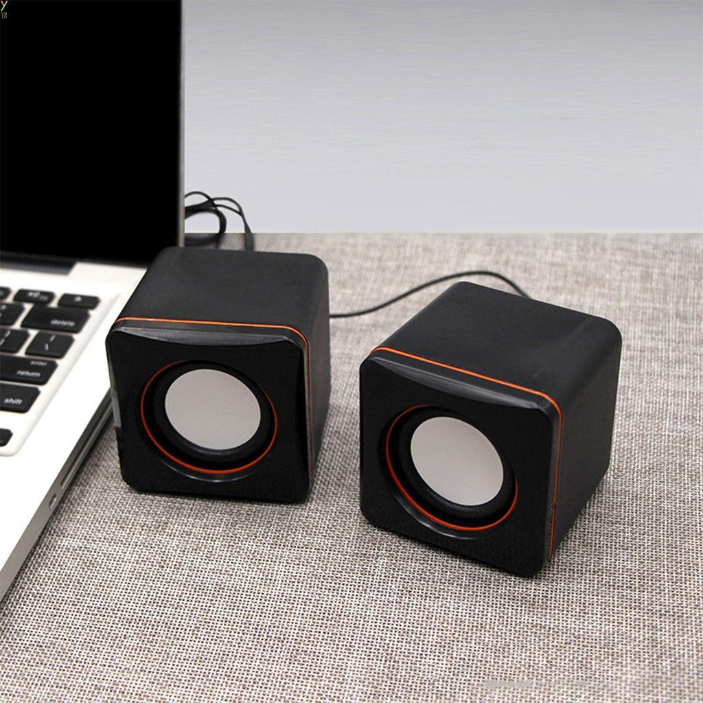 Mini 3.5mm Jack Wired Speaker Mini Wired Audio USB PC Speaker for ...