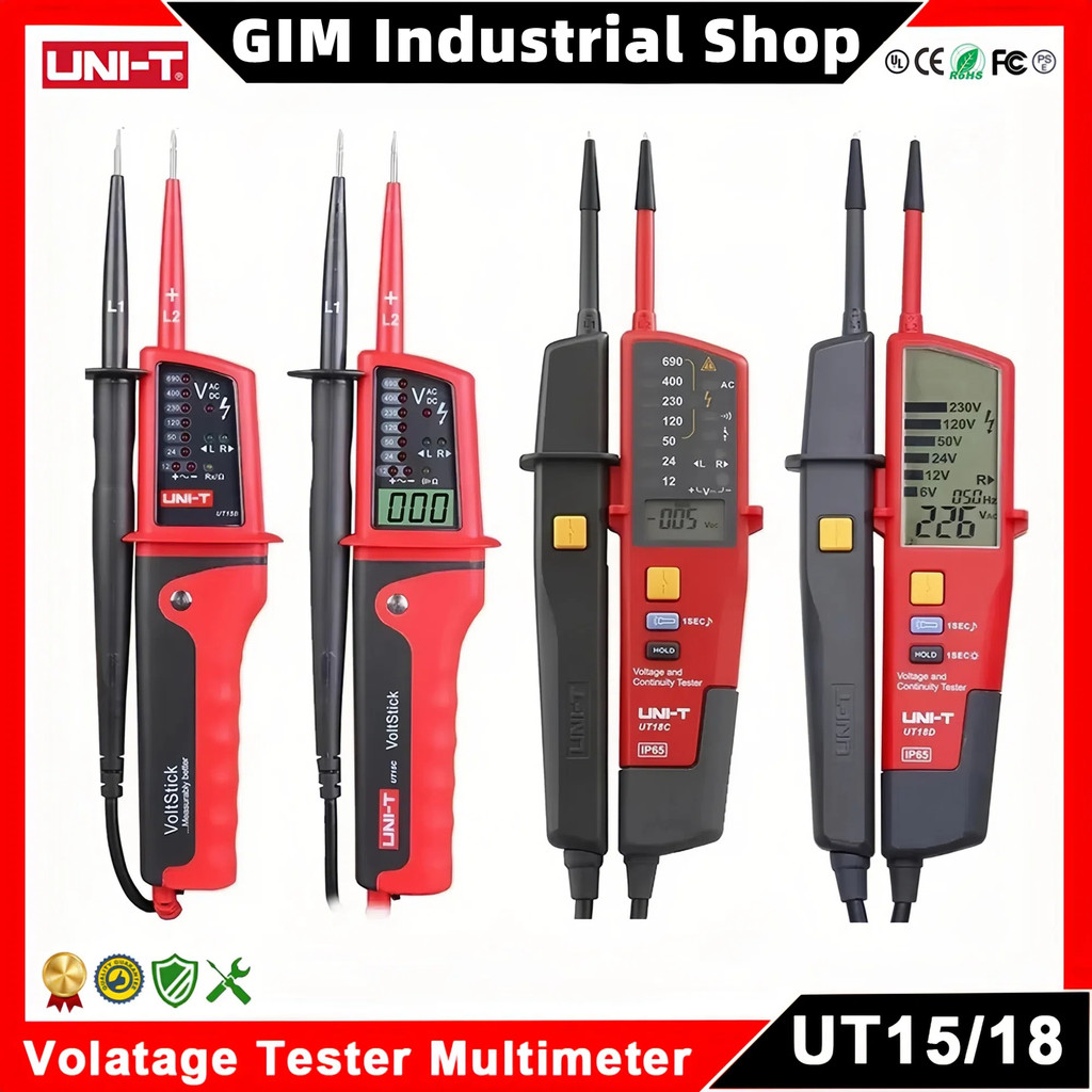UNI-T UT15C UT18C UT18D Voltage Indicator Digital Voltmeter Volt Probe ...