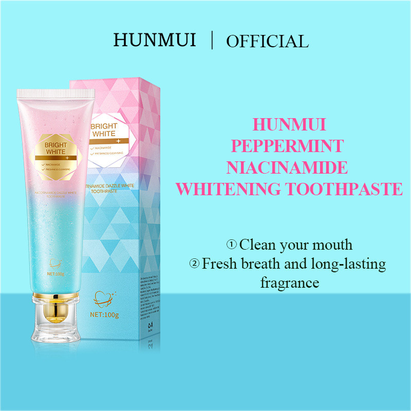 HUNMUI HUNMUI Whitening Toothpaste Fresh Breath Niacinamide Toothpaste ...