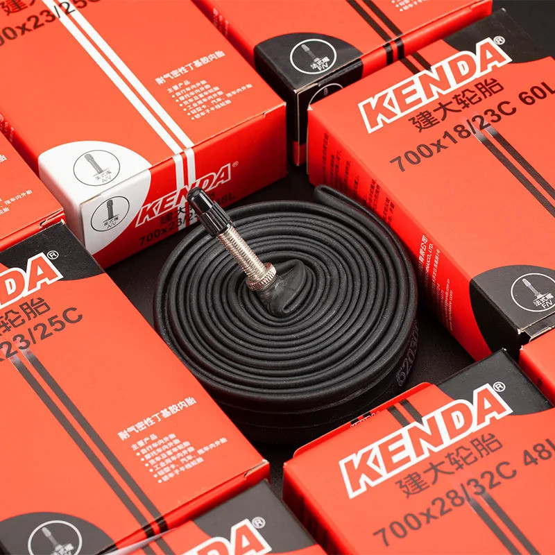 2 Camere D'Aria Kenda 700x35-43C Per Bici Da Corsa - Valvola Schrader, Nere
