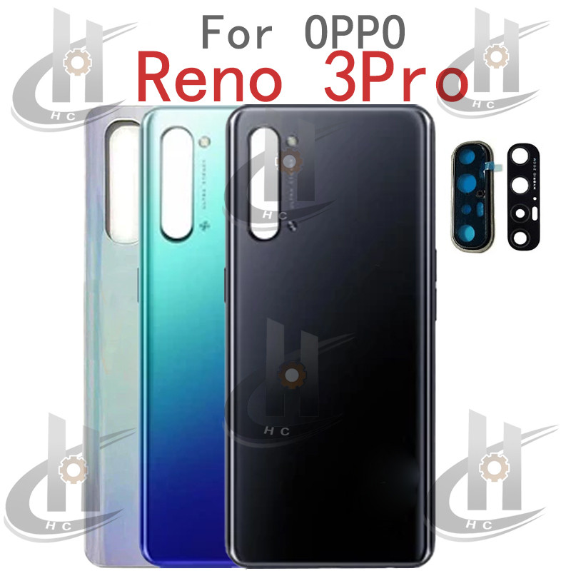 For OPPO Reno 3 Pro Battery Back cover Housing middle frame + Button ...
