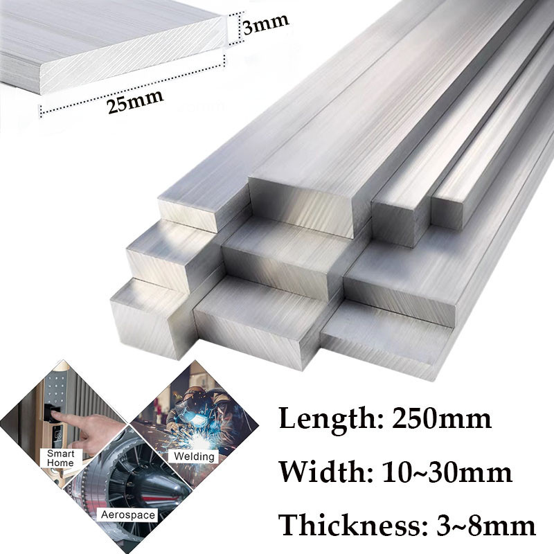 Aluminium Alloy 6061 T6 Rectangular Flat Bar Square Rod Plate Metal ...