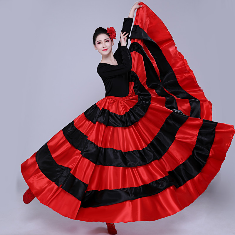 Fashion Skirt Opening Dance Big Swing Skirt Performance Costume Adult
