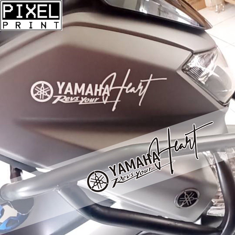 Revs Your Heart Yamaha Sticker Waterproof For Motor Vinyl Decals for ...