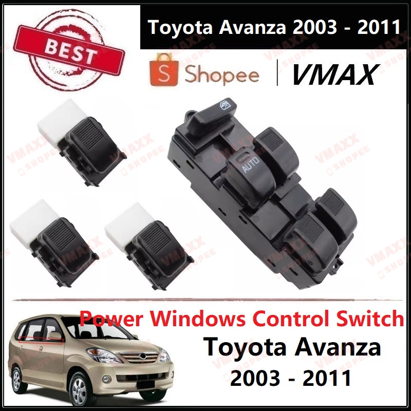 Toyota Avanza 2003 - 2011 Power Window Control Switch Glass Lifter ...