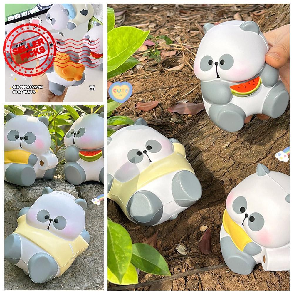 Slow Rebound Squeezing Toys Music Cute Panda Creative Decompression ...