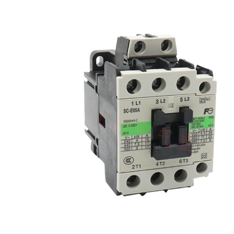 Contattore AC Fuji SC-E05A &ndash; 24V 110V 220V 380V &ndash; Nuovo