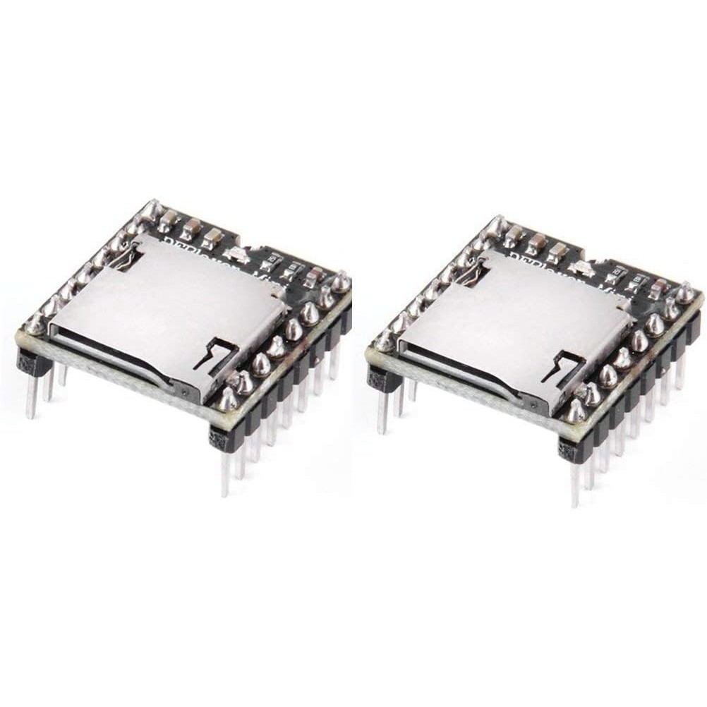 2pcs mp3 player Mini MP3 Player Audio Voice Module TF Card U Disk Board