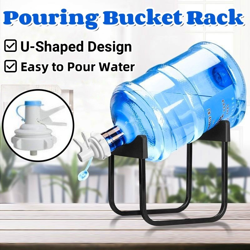 Detachable Bottled Water Bracket Water Bucket Rack Pouring Gallon Stand ...