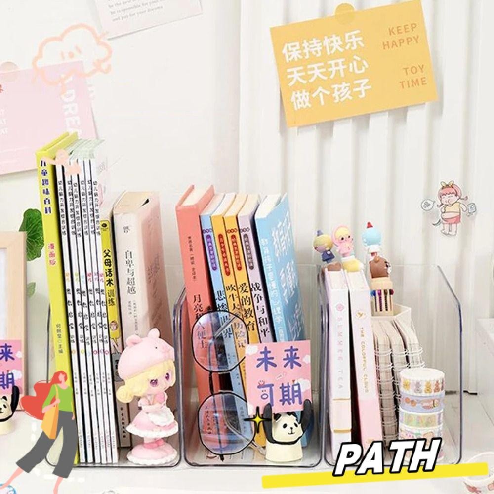 PATH Bookshelf, Free Combination Transparent Book Stand, Simple Acrylic ...