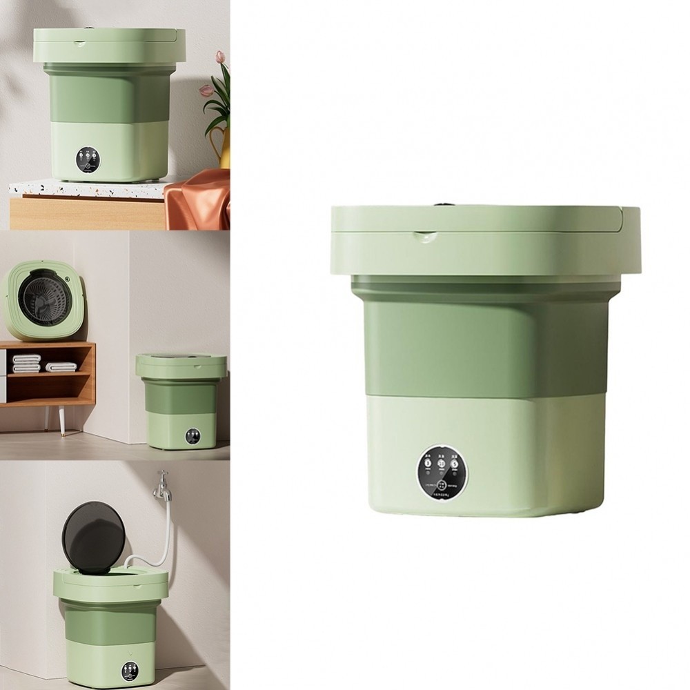 Travel Friendly Portable Washing Machine with Generous Load Capacity of