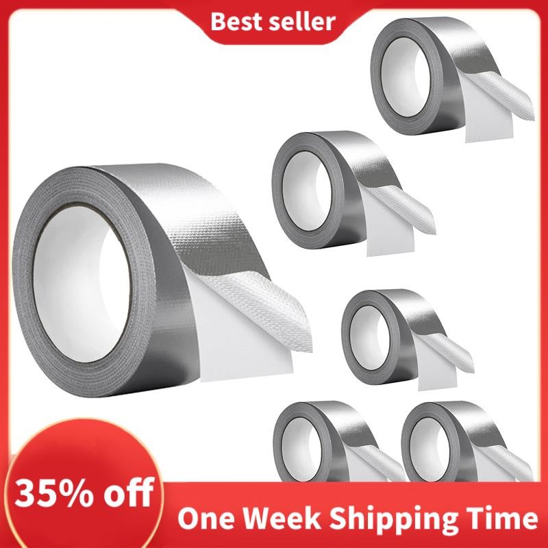 Available Glass Fiber Cloth Aluminum Foil Tape (5.9Mil Thick), High