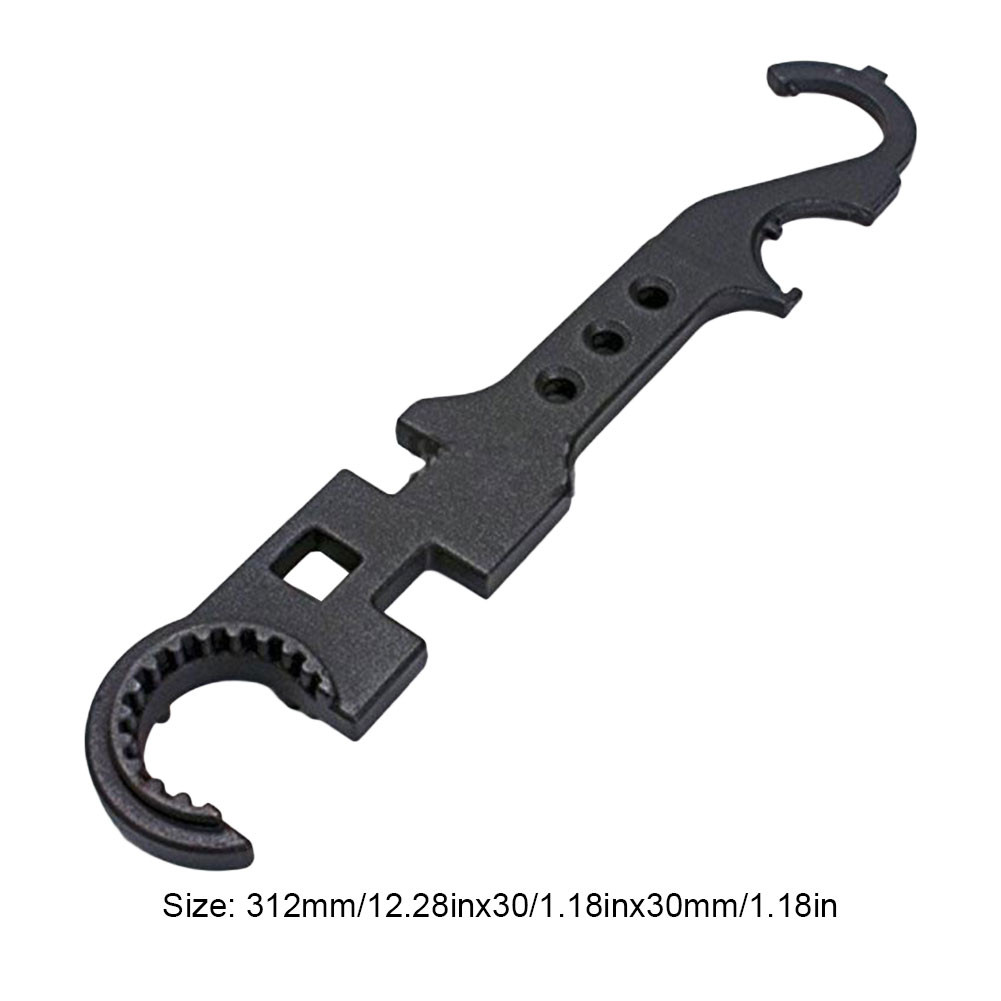 Multi-Function Wrench Combat-Wrench 40CR Steel Locknut Nut Wrench ...