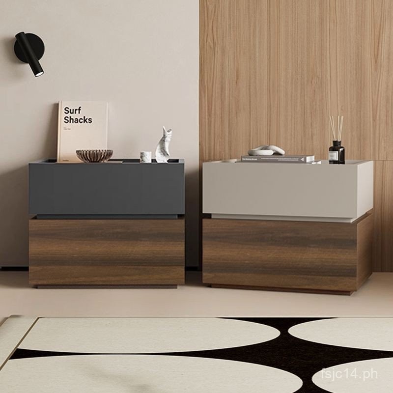 Bedside Table Simple Modern Bedroom Small Storage Cabinet Building ...
