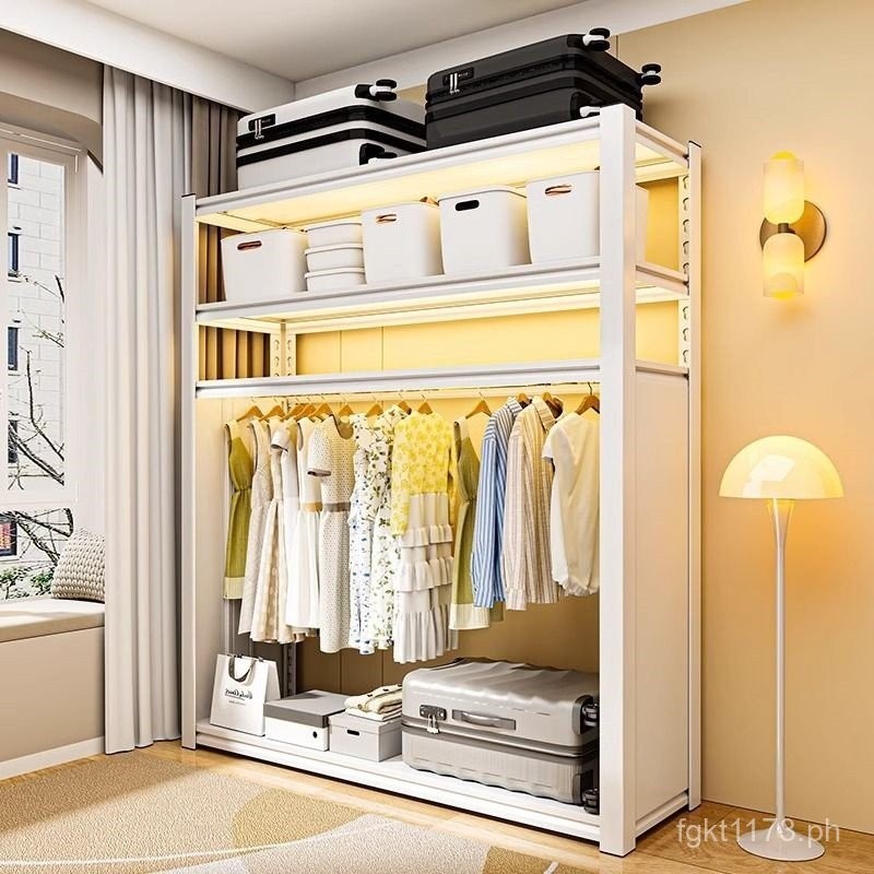 Multi-layer Iron Art Clothes Rack Hat Rack Multi-functional Bedroom ...