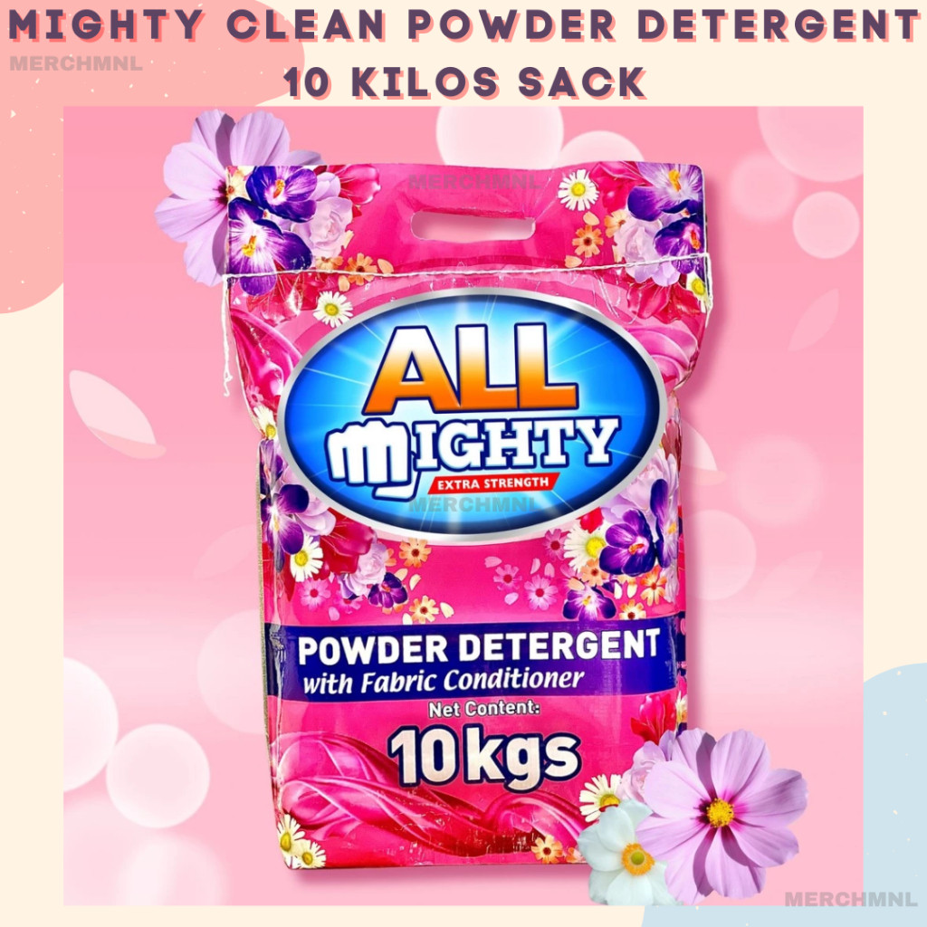 Mighty Clean Detergent Powder Floral Blossom Cleaning Fairy 10 Kgs SACK ...