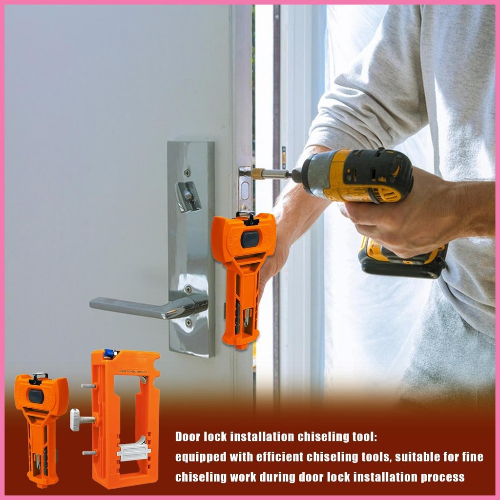 Door Router Jig Latch Cutting Installation Kit Door Hinge Jig and ...