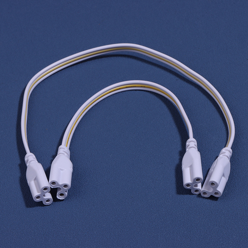 Fbph 5Pcs Flexiable Double End 3Pin LED Tube Connector Cable Wire T4 T5 ...