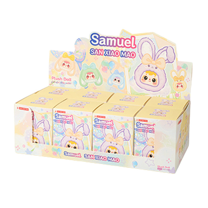 miqin Samuel Colorful Little Rabbit Series Plush Blind Box, Cute ...