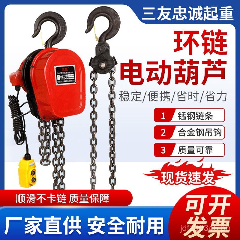 Manual Tool Electric Hoist Crane Lifting Chain Crane Reverse Chain ...