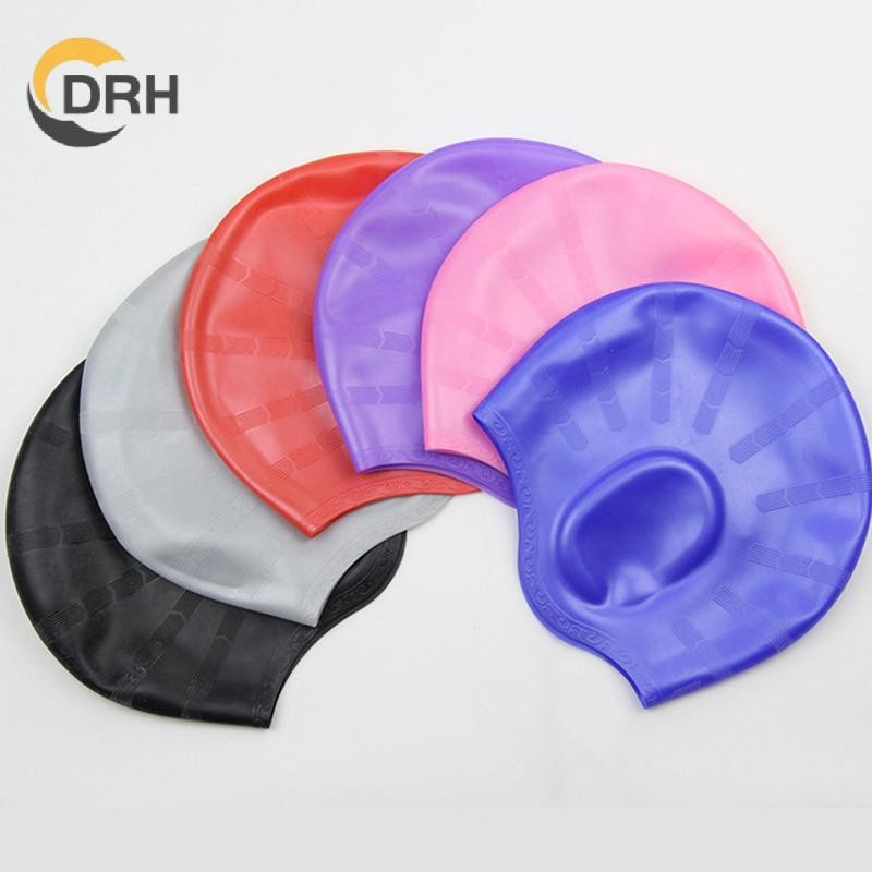 NCY Adults High Elastic Swimming Caps Men Women Waterproof Swimming ...