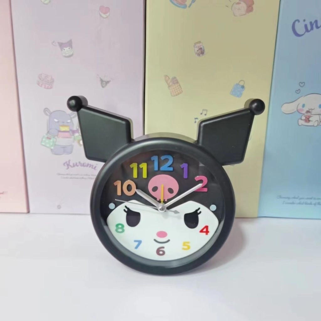 Student Kuromi Alarm clock Wake Up Handy Tool Girl Sanrio Watch