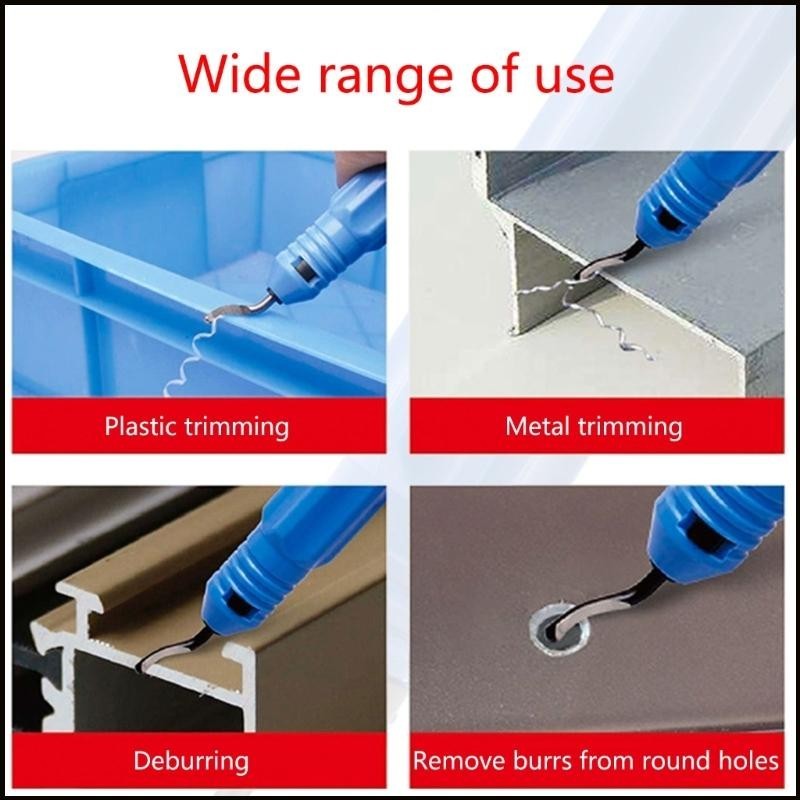 RUN Hand Deburring Tool Kit Trimming Scraper Burr Remove Replacement ...