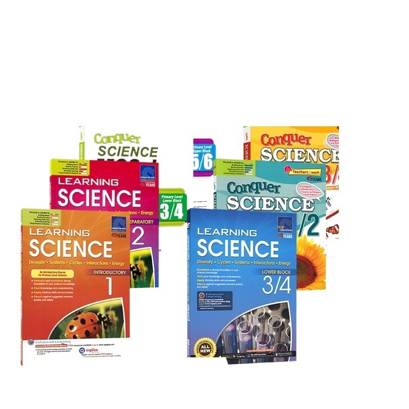 Singapore Science SAP Learning Conquer Science Science Subject Exercise ...