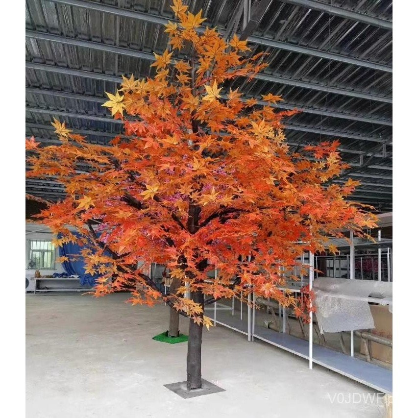 Simulation Red Maple Tree Maple Tree Big Tree Hotel Large Imitative ...