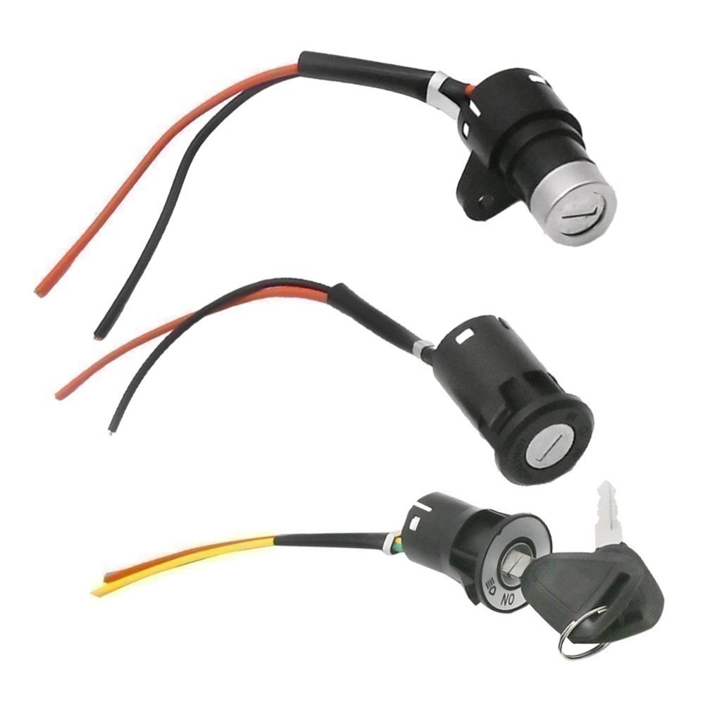[HOT] Ignition Key ebike Switch 2 Wire Position For Electric Scooter E