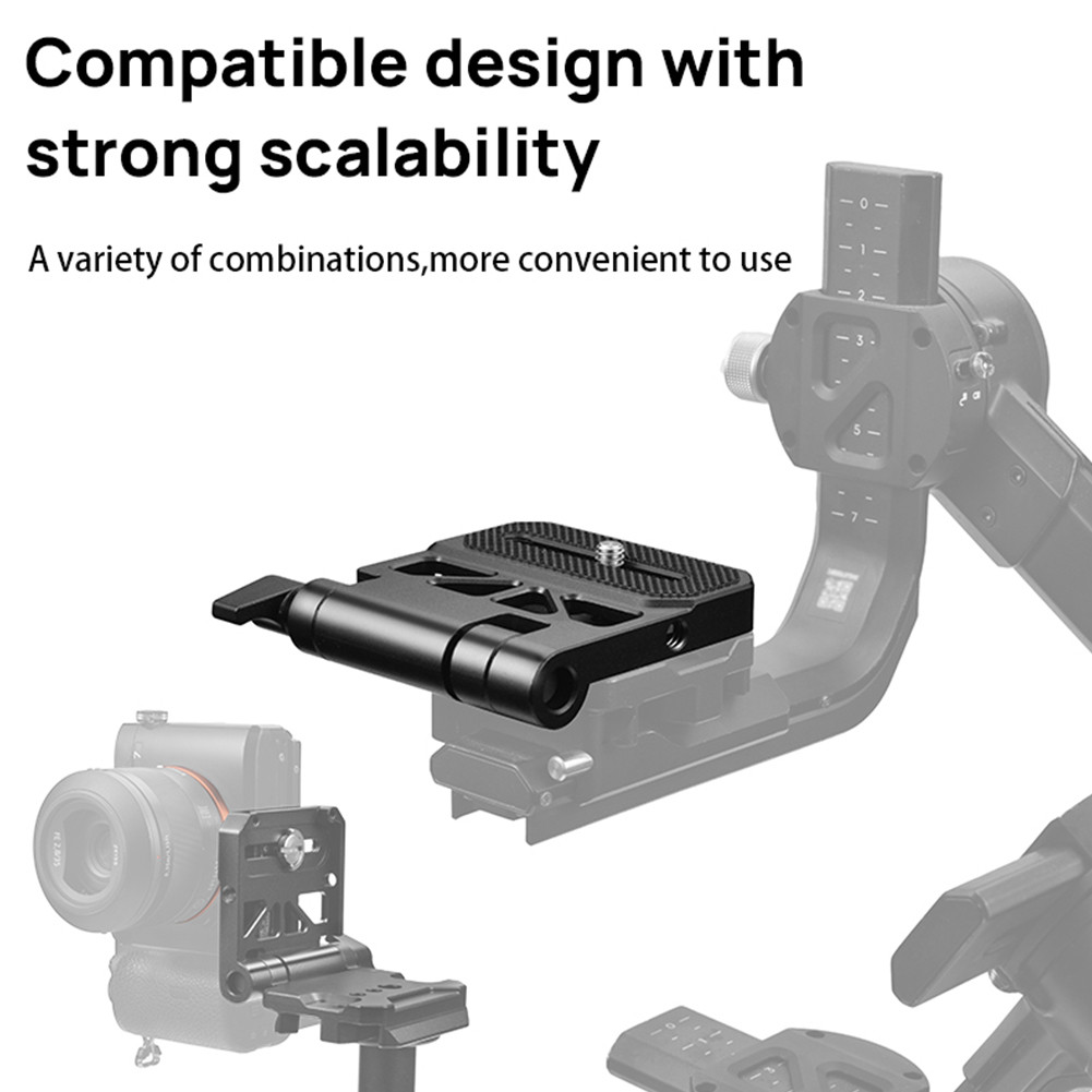 Topiky L-Shaped Quick Release Plate For Nikon D850 - Aluminum Alloy, Horizontal/Vertical Shooting Bracket