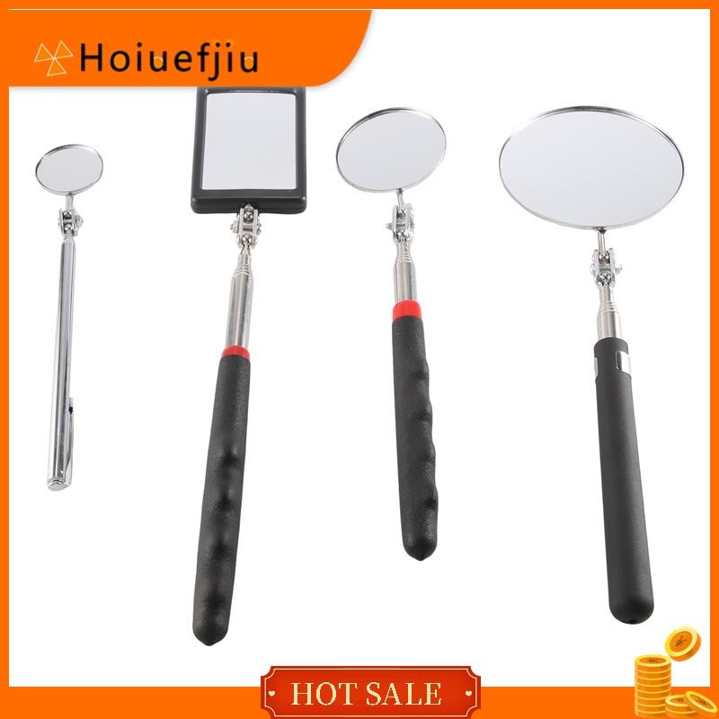 【Hoiuefjiu】4 Pcs Telescoping Inspection Mirror LED Lighted Flexible ...