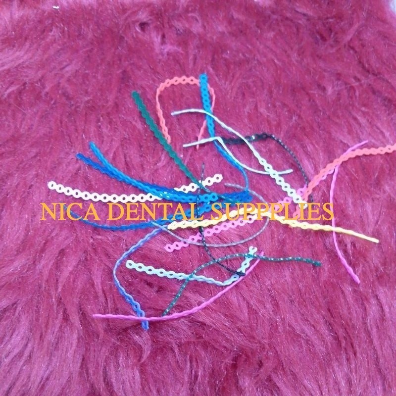 Amazing [FLEX] Colorful Power Chain Band Rubber Colors Braces (Per