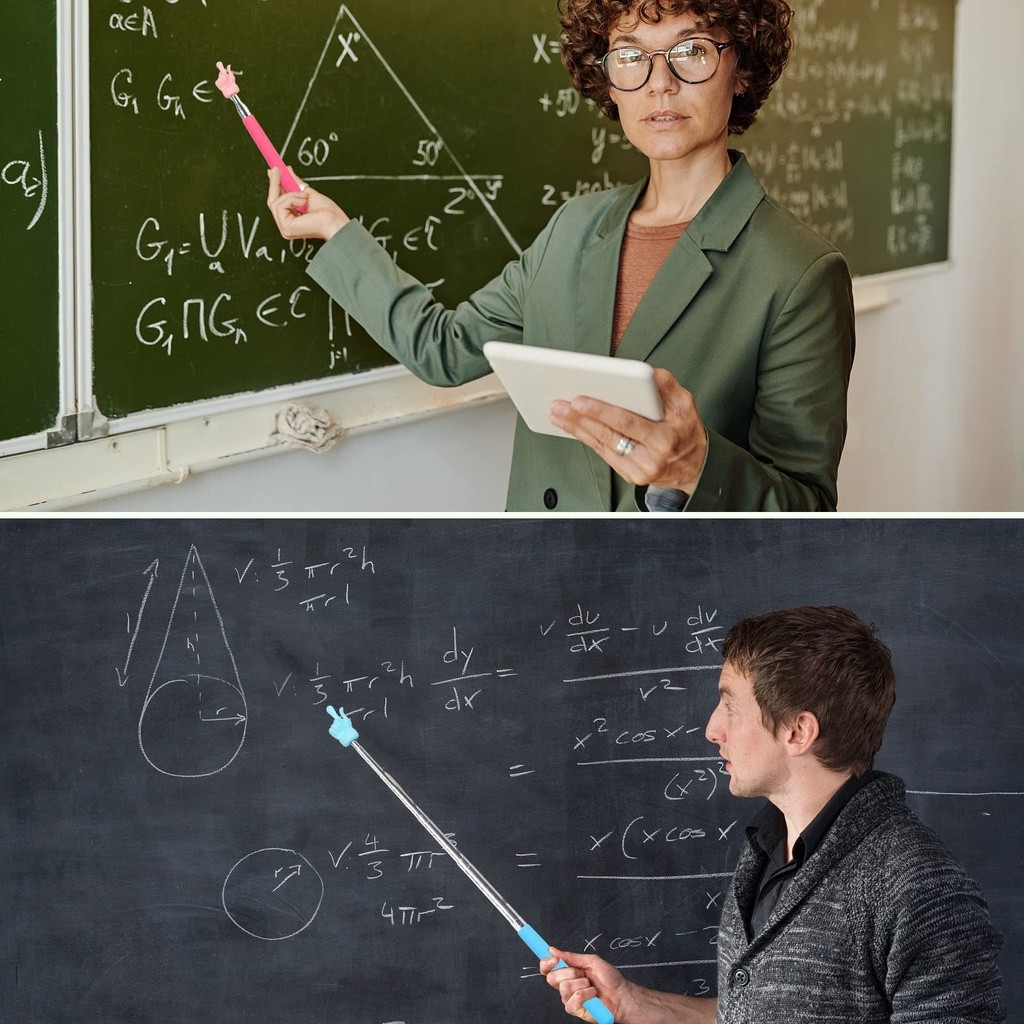 Stainless Steel Telescopic Teaching Pointer Whiteboard Pointer Teaching ...