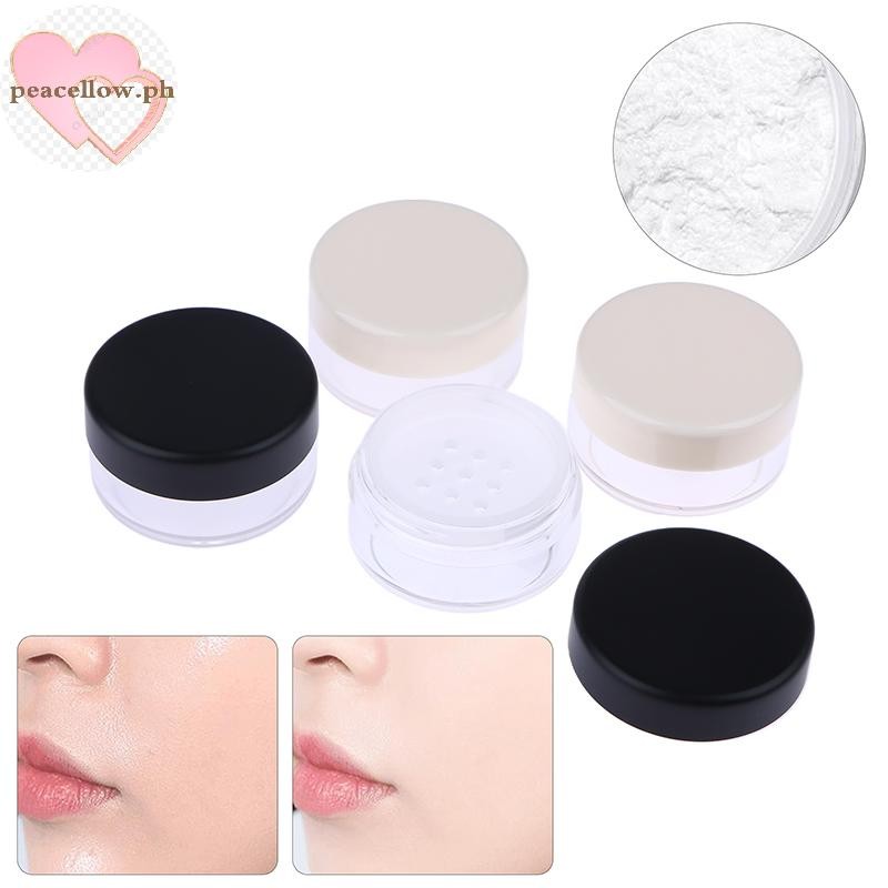 PEACELLOW 2g Powder Empty Box Portable Plastic Box Handheld Empty Pot