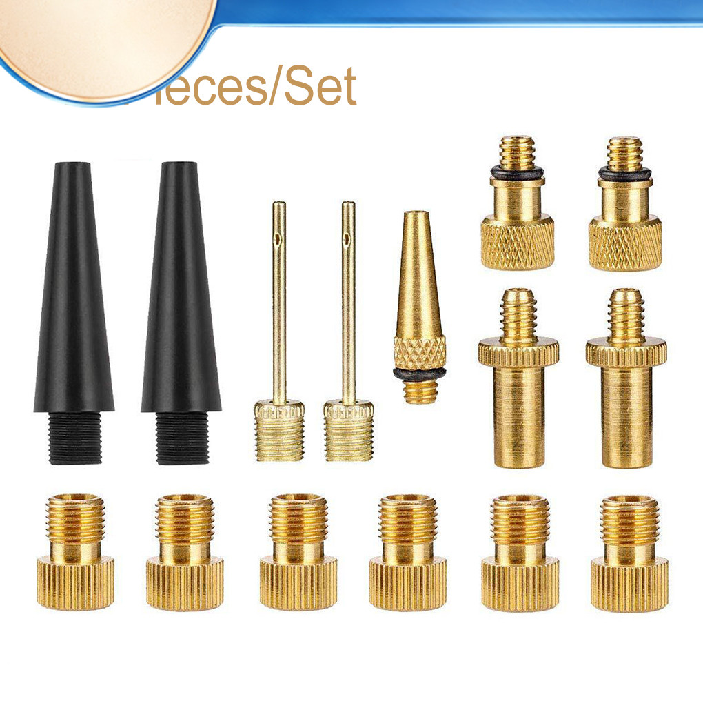 Bike Pump Tire Valve Adapter Set Portable Inflating Volleyball