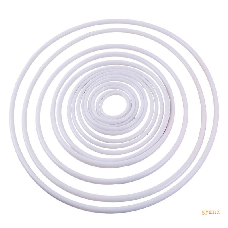 gy DIY Crafting Hoops Plastic Material White Hoop for Home Weeding ...