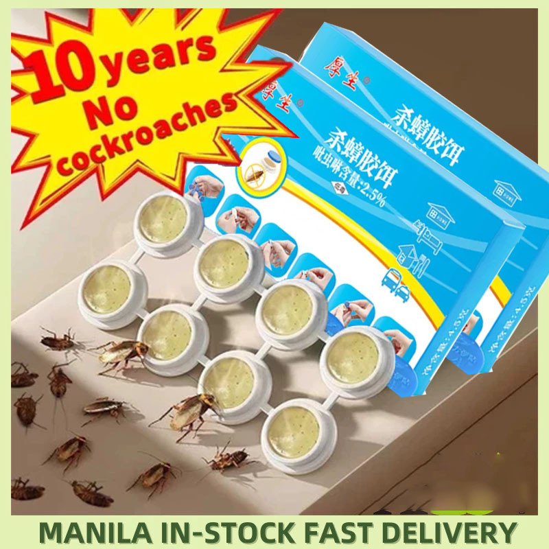Whole house coverage Cockroach bait killer 8 pieces Cockroach killer ...