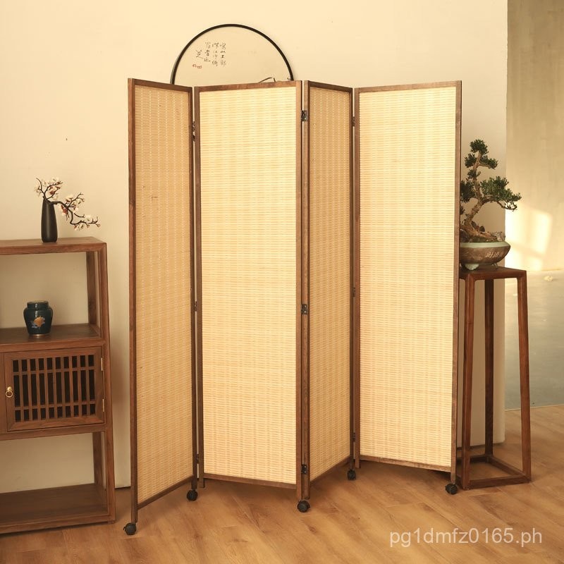 Vintage Movable Japanese Style Screen Room Living Room Partition ...