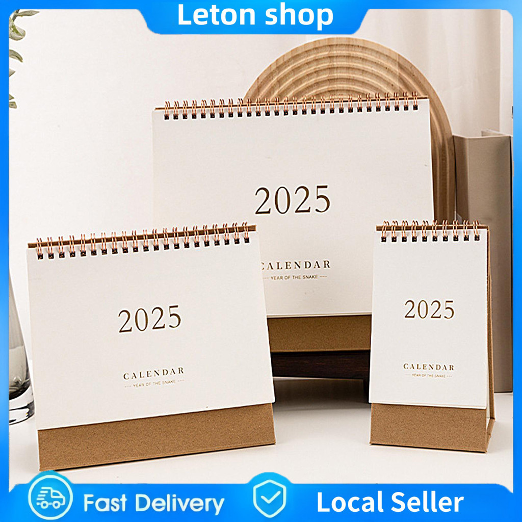2025 Desktop Calendar Simple Style Office Desktop Ornaments Simple ...