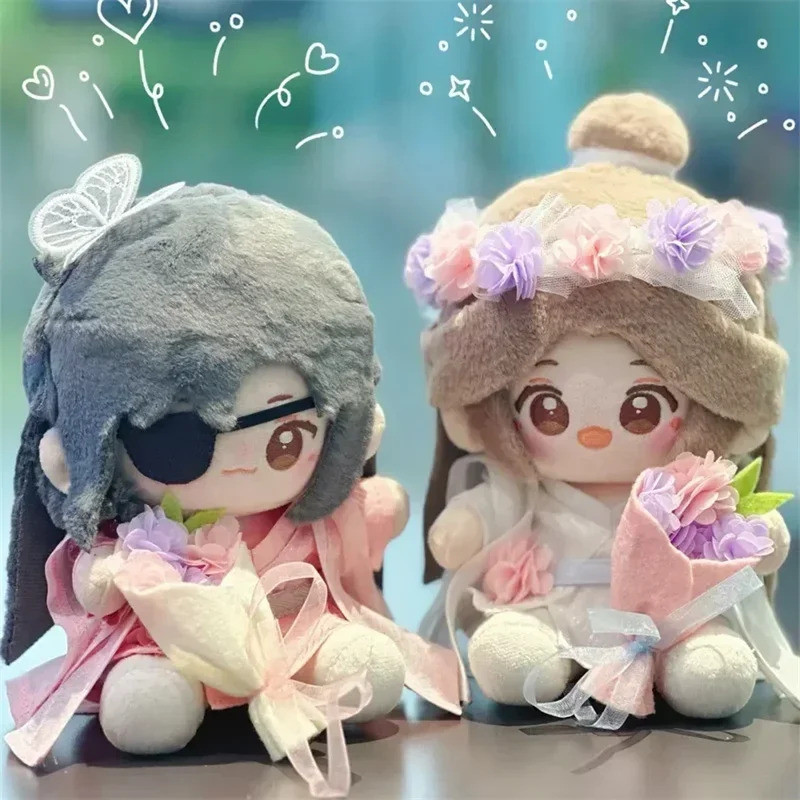 Figure Tian Guan Ci Fu Xie Lian E Hua Cheng, Set Di 2 Action Figure PVC Da Collezione. Ornamenti Da Scrivania (8-9 Cm). Regalo Per Fan Anime.