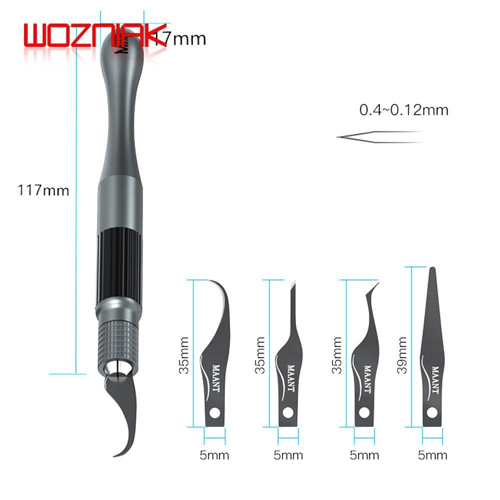 Maant MY-102 Blade Set BGA Maintenance Knife For Phone CPU NAND CHIP IC ...