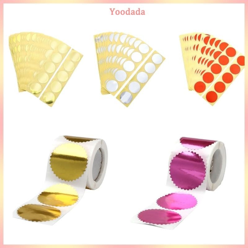 Yoo Certificate Round Gear Labels for Embossing Award Reward | Shopee ...