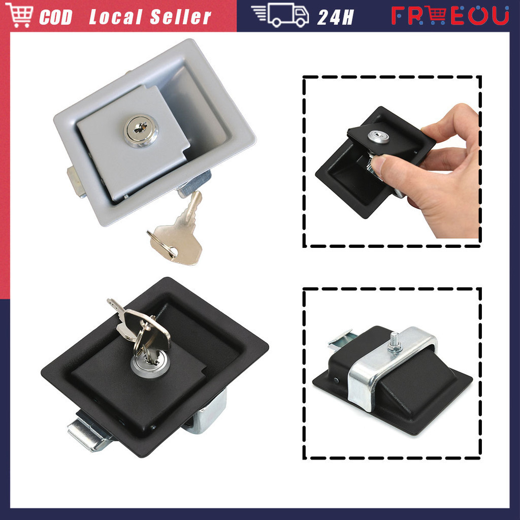 Rv Car Paddle Entry Door Lock Latch Handle Knob Camper-Trailer Lock ...
