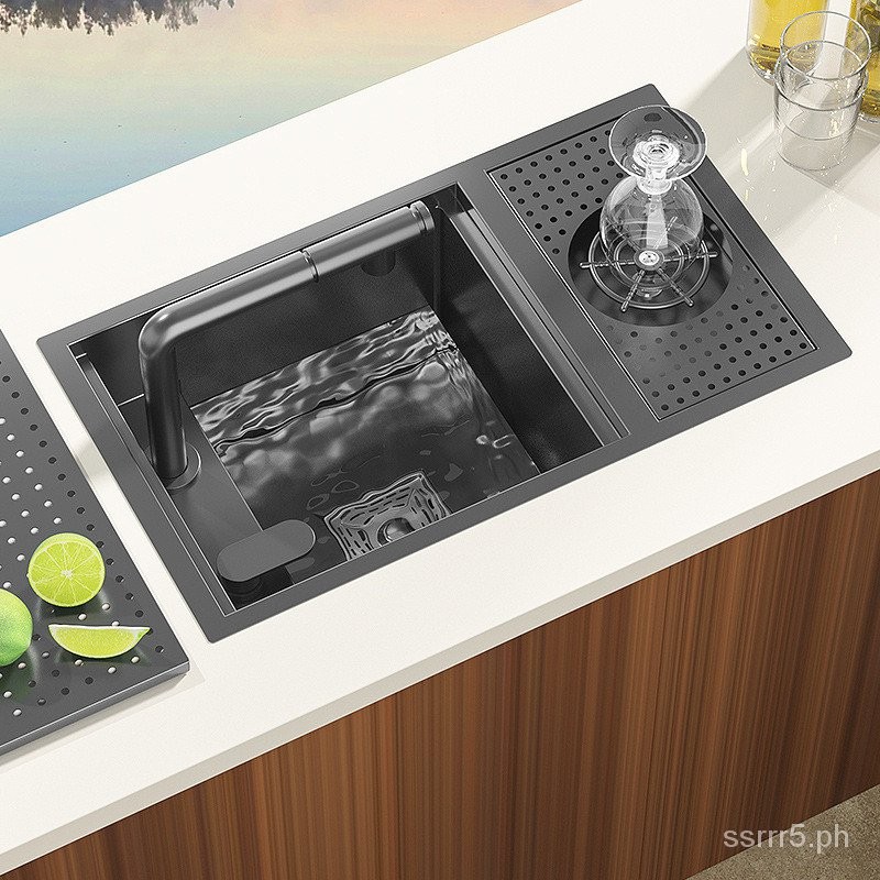 Hidden Cup Cleaner Sink Nano Bar Counter Coffee Shop Milk Tea Shop ...