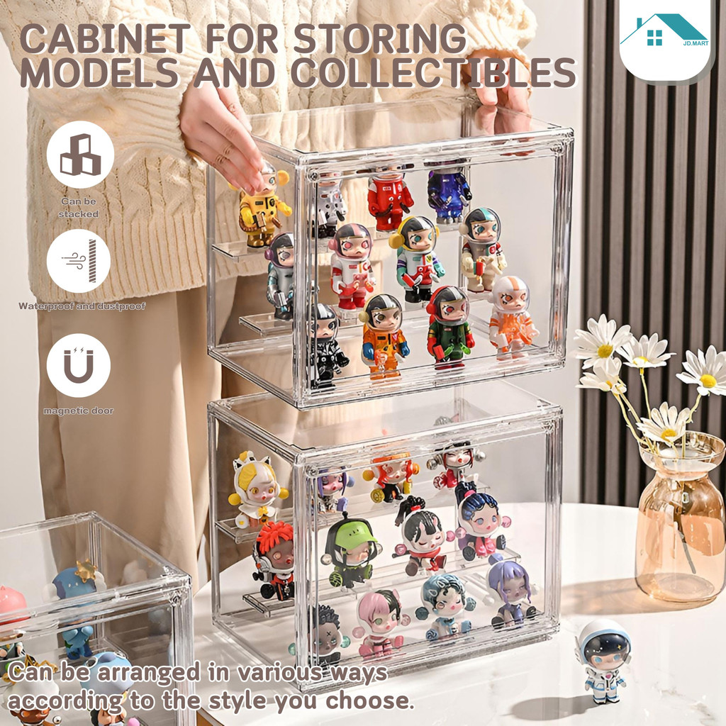 Doll Blind Box Storage Display Rack Magnetic Suction Figurine Display ...